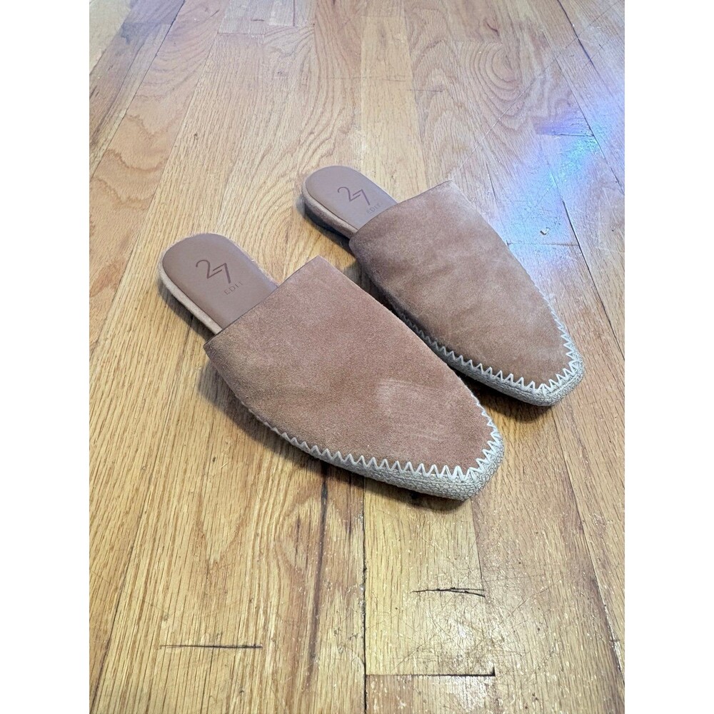 27 Edit Candice Mule flats Sable Brown Size 7